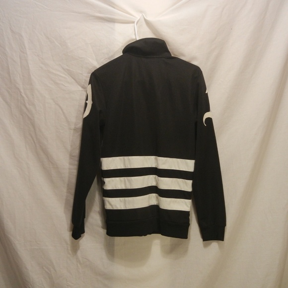 Adidas Men's Zip Up Sweatshirt Amazing Details, One of a Kind - Picture 3 of 6